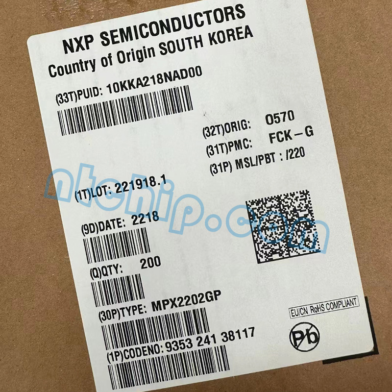 MPX2202GP label